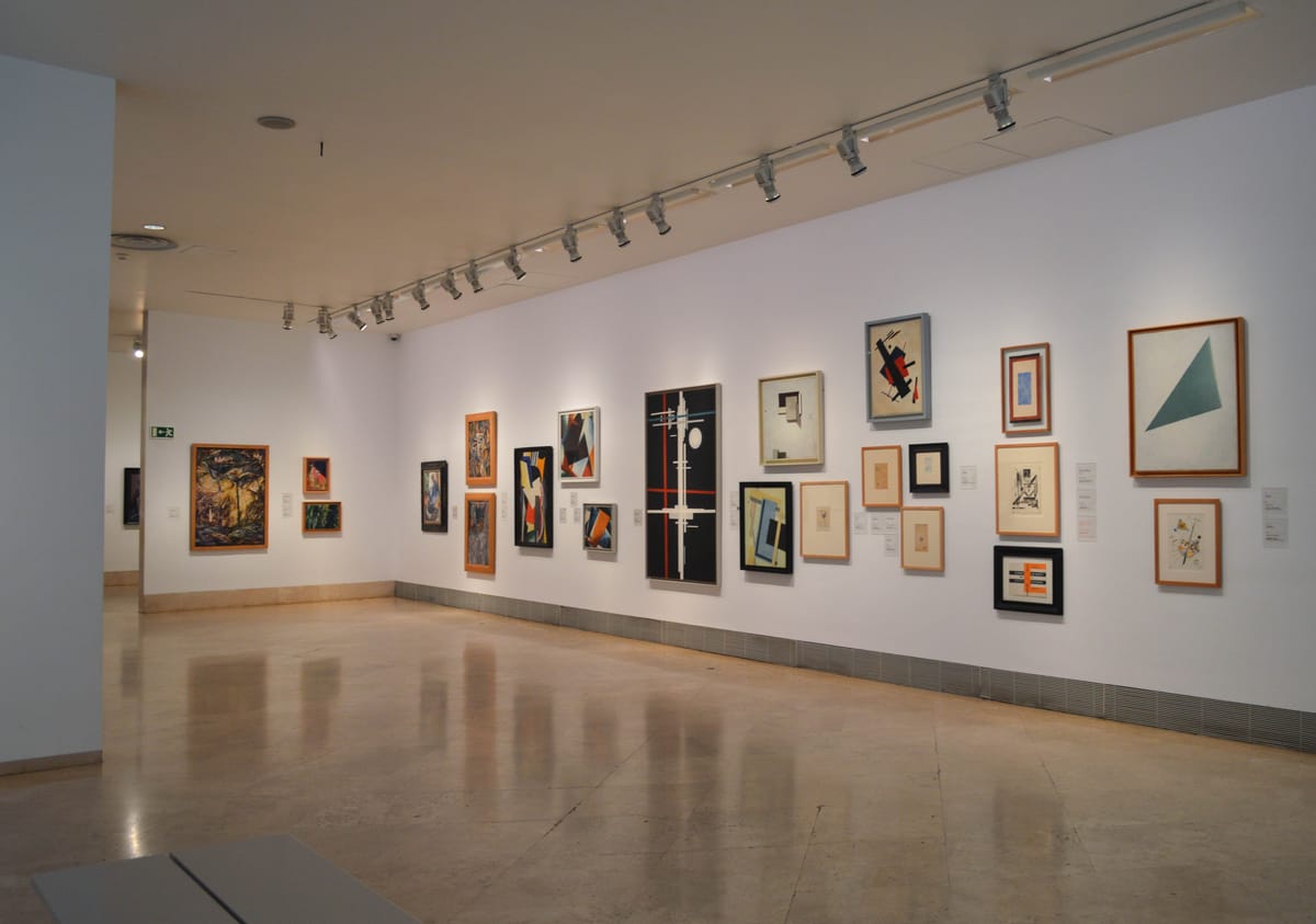 Sala de arte moderna do museu Thyssen-Bornemisza