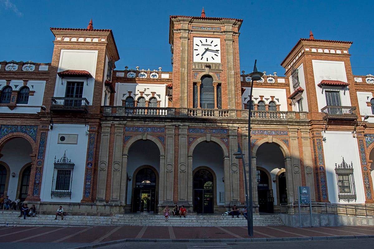 A estação de trem de Jerez de la Frontera