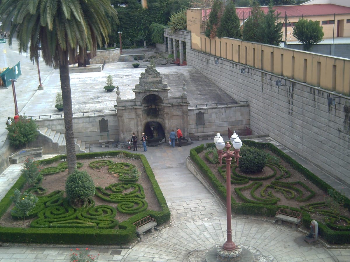Jardins das Burgas, em Ourense, junto às fontes termais